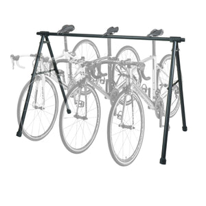 Ausziehbarer Fahrradständer aus Metall, pulverbeschichtet schwarz