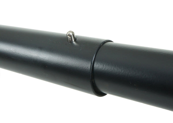 Ausziehbarer Fahrradständer aus Metall, pulverbeschichtet schwarz
