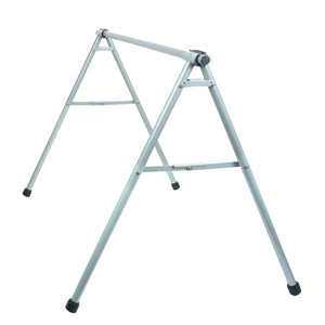 Fahrradständer ausziehbar Metall silber, pulverbeschichtet, 114x170x114cm