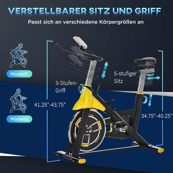 Fahrradtrainer höhenverstellbar LCD-Display