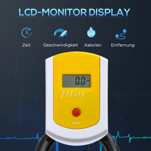 Fahrradtrainer höhenverstellbar LCD-Display