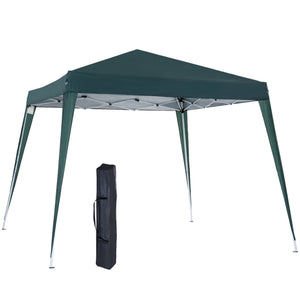 Faltpavillon 24x24m UV-Schutz faltbar Grün