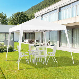 Faltpavillon 24x24m UV-Schutz faltbar Weiss