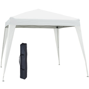 Faltpavillon 24x24m UV-Schutz faltbar Weiss