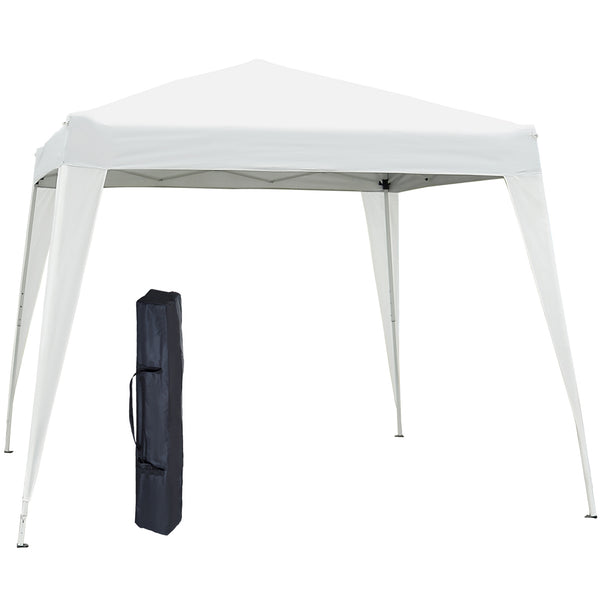 Faltpavillon 24x24m UV-Schutz faltbar Weiss