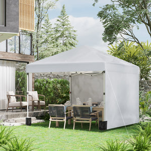 Faltpavillon 3x3m mit 2 Seitenwände