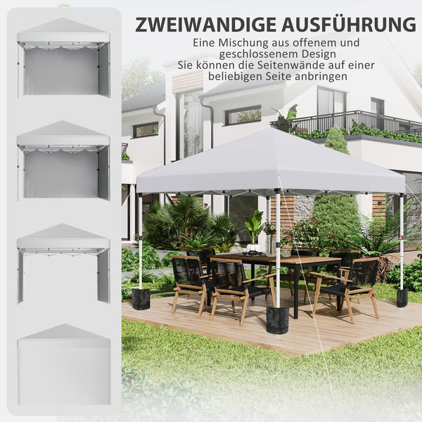 Faltpavillon 3x3m mit 2 Seitenwände