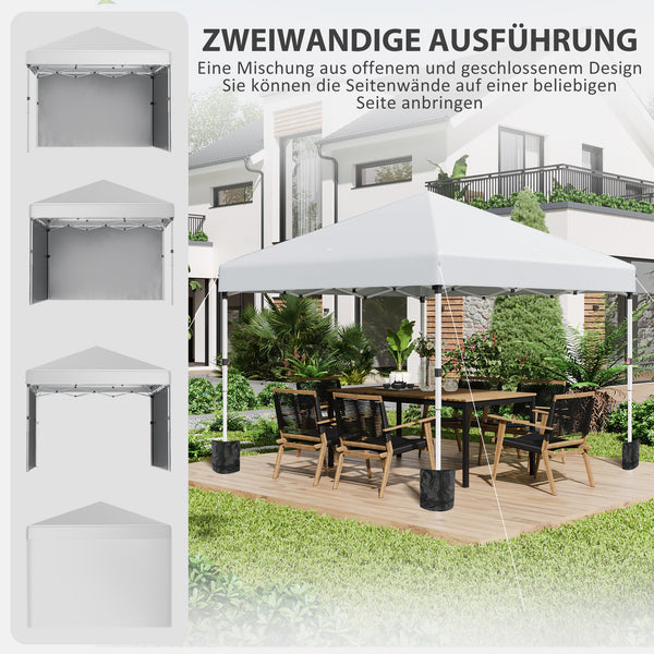 Faltpavillon 3x3m mit 2 Seitenwände