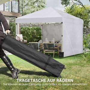 Faltpavillon 3x3m mit 2 Seitenwände