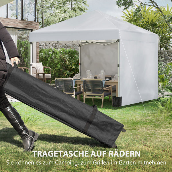 Faltpavillon 3x3m mit 2 Seitenwände