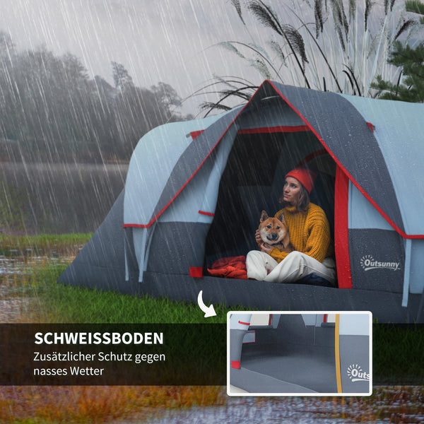 Familienzelt Campingzelt wasserdicht für 5-6 Personen