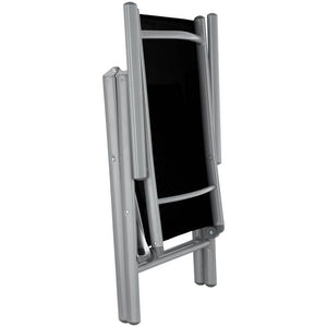 Aluminium Sitzgruppe Stabia silber