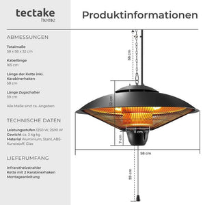Infrarotheizstrahler Solaris Orbit