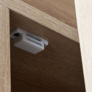 Nachttisch Waterford Industrial Holz hell, Eiche Sonoma