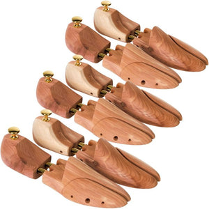 3 Paar Schuhspanner Zedernholz Grösse 42-43