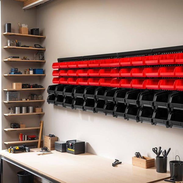 2er Set Wandregal Stapelboxen