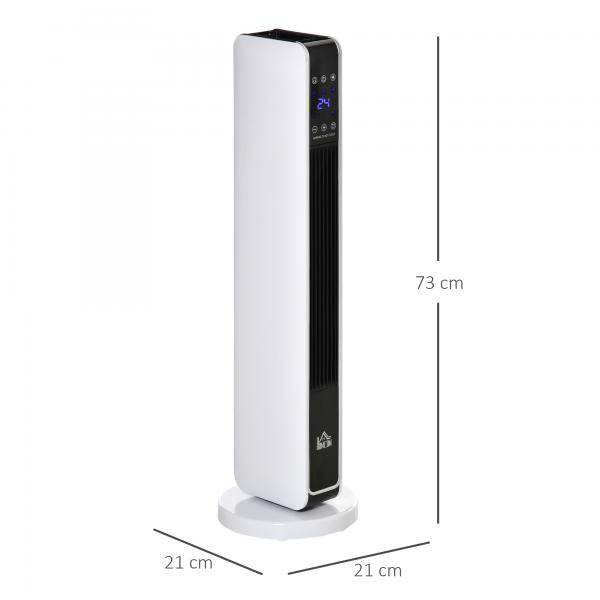 Heizgerät Heizlüfter 2200W Elektroheizer Keramik Heizturm