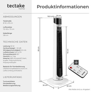Turmventilator Arktis weiss