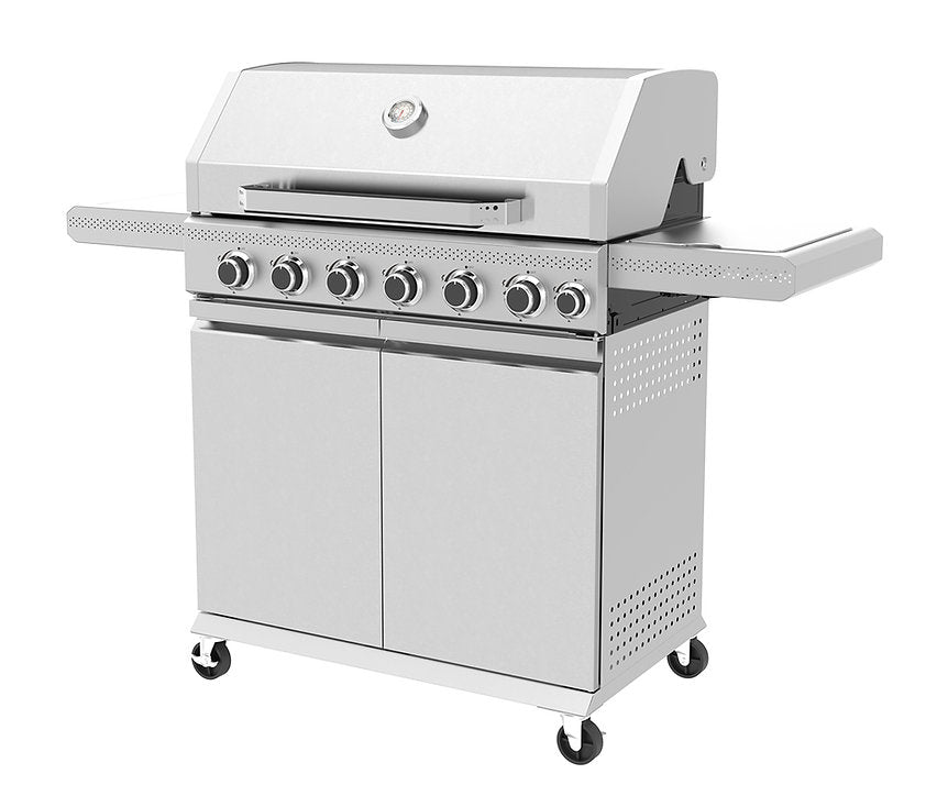 Gasgrill 6B + 1SB - inkl Schlauch, 72 x 42 cm, 20.5 kW