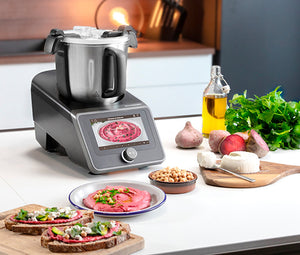 Multifunktionsroboter - unter 500 Rezepte, 7 Zoll Touch Display, 3 L, 5500 rpm, 160 C, 1000 W