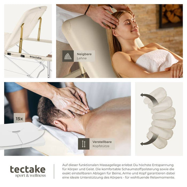 3 Zonen Massageliege Ko Tao beige