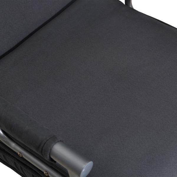 Schlafsofa mit Armlehne 3-in-1 Schlafsessel Gästebett Klappbett Chaiselongue Grau