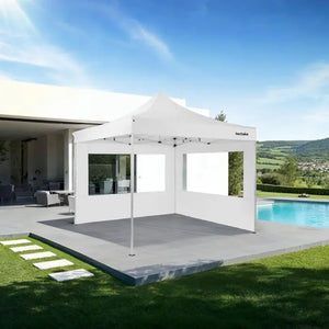 Aluminium Pavillon Olivia weiss