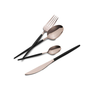 Berlinger Haus 24 teiliges Besteckset black/rose-gold Matte Black Collection