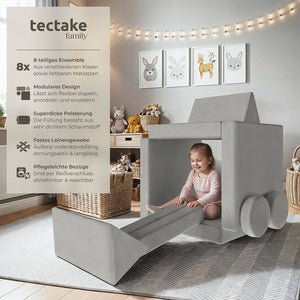 Spielsofa Lilly grau 160 cm