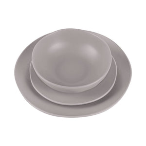 Berlinger Haus 18-teiliges Tellerset matt Taupe Collection