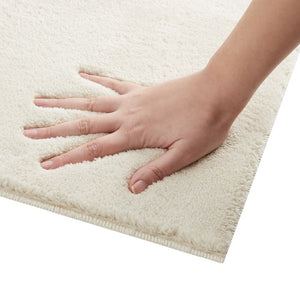 Tapis à poils courts Soft Zone crème 120 x 170 cm 