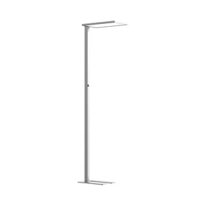 CONTINI LED Büro-Stehleuchte Morelux dimmbar silber