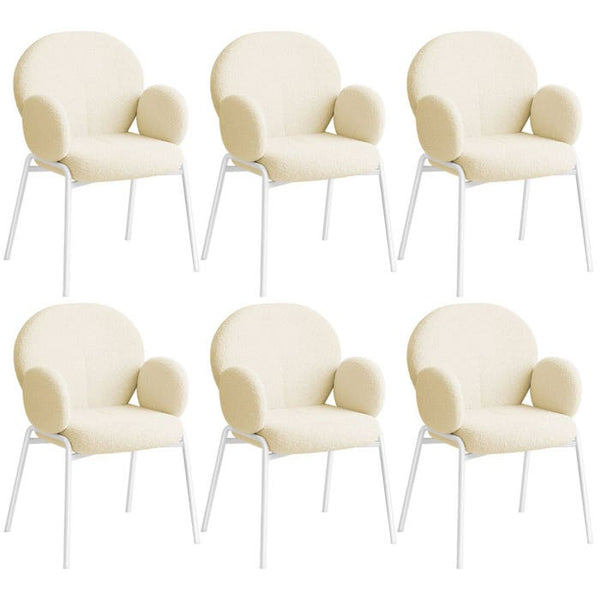 6er Set Stuhl Scandi creme
