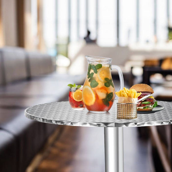Aluminium Bistrotisch, klappbar Ø60cm, 6,5cm