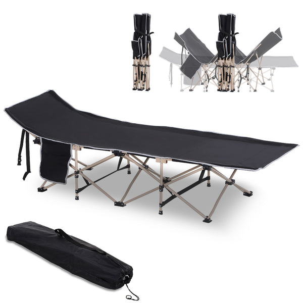 Feldbett Campingbett klappbar wetterfest mit Tragetasche
