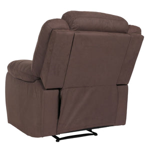 XXL Fernsehsessel Relaxsessel Wildleder-Optik bis 200kg braun