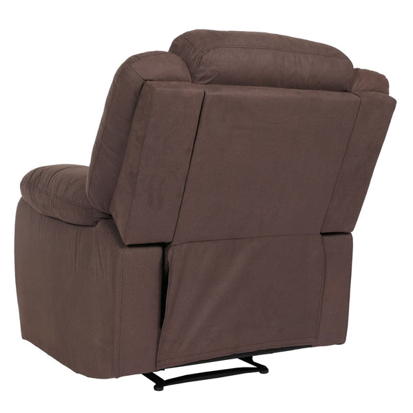 XXL Fernsehsessel Relaxsessel Wildleder-Optik bis 200kg braun