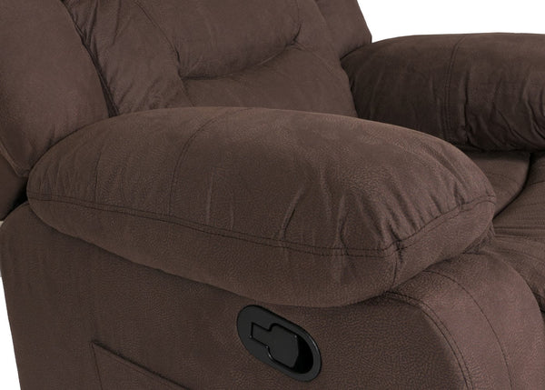 XXL Fernsehsessel Relaxsessel Wildleder-Optik bis 200kg braun