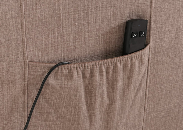 Fernsehsessel Relaxsessel Aufstehhilfe elektrisch Chenille braun