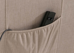 Fernsehsessel Relaxsessel Aufstehhilfe elektrisch Chenille creme