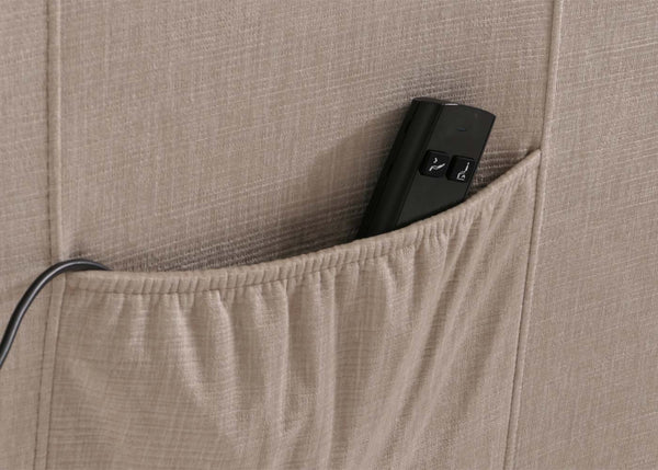 Fernsehsessel Relaxsessel Aufstehhilfe elektrisch Chenille creme