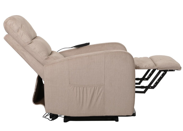 Fernsehsessel Relaxsessel Aufstehhilfe elektrisch Chenille creme