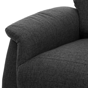 Fernsehsessel Relaxsessel Liegesessel 102x79x96cm Stoff grau
