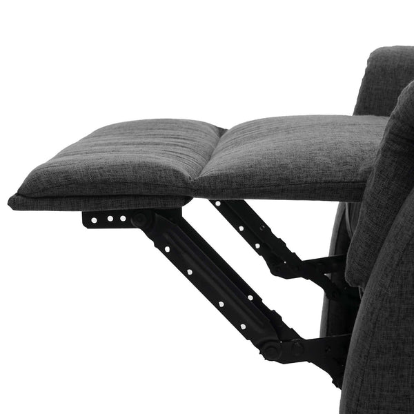 Fernsehsessel Relaxsessel Liegesessel 102x79x96cm Stoff grau