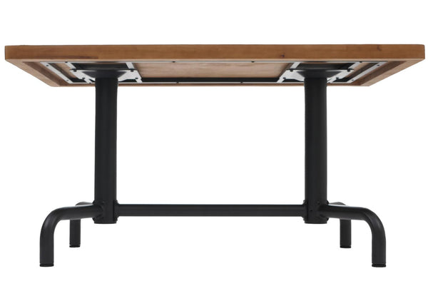 Esszimmertisch Industrial Holz 140x80cm natur schwarzes Gestell