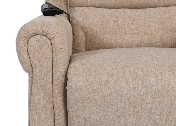 Fernsehsessel Relaxsessel Aufstehhilfe Massage Heizfunktion beige-braun