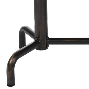 Esszimmertisch Tisch Industrial Holz 140x80cm dunkel bronze Gestell