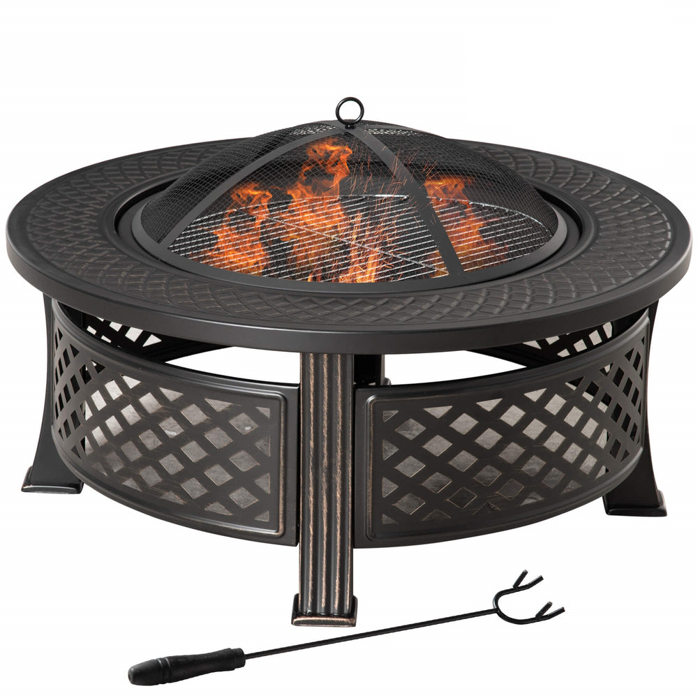 Braciere con griglia e parascintille Ø 81cm