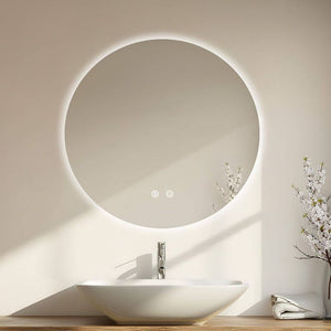Runder LED Badezimmerspiegel Aurora 70 cm