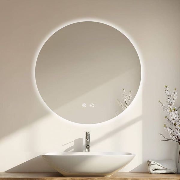 Runder LED Badezimmerspiegel Aurora 70 cm